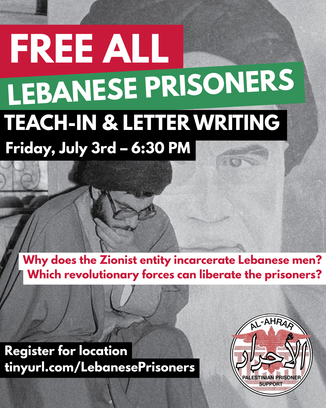 Free Lebanese Prisoners Event